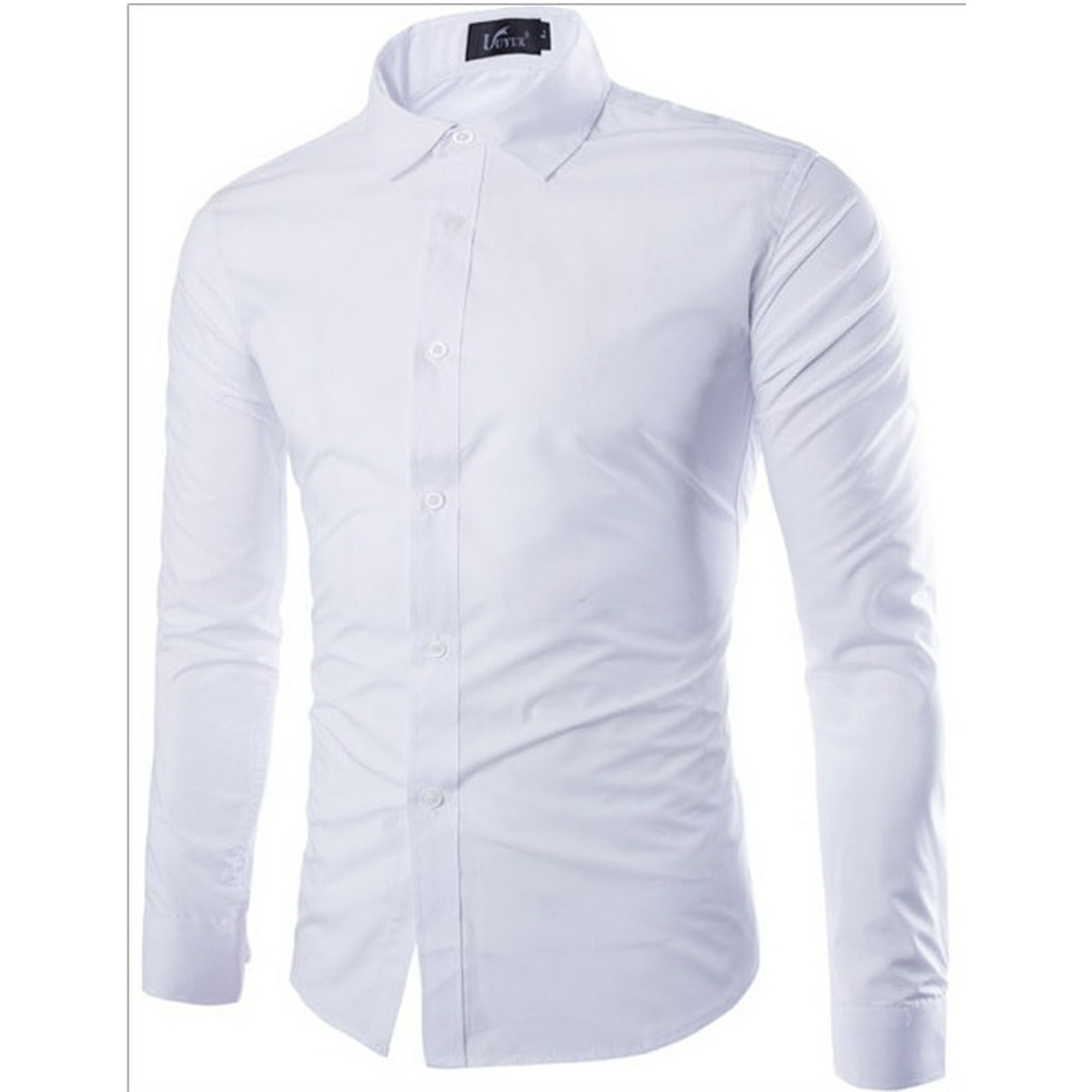slim fit dress slacks Wing Collar Formal Dress Shirt main image 1