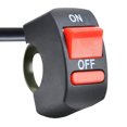 thumbnail image 2 of sweethay Universal motocicleta manillar Flameoff LED faro interruptor de botón de encendido/apagado accesorios de motocicleta Accesorios para motos sweethay CZ11358-00B, 2 of 6