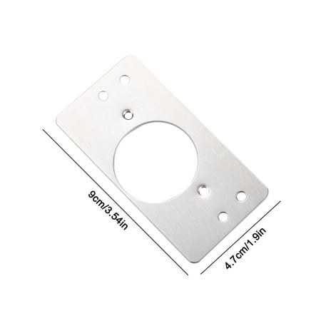 

Kitchen Organization Kitchen Appliances Cabinet Hole Hinge Repair Plate Kit Corrosion-Resistant Stainless Steel Bracket Easy-To-Install
