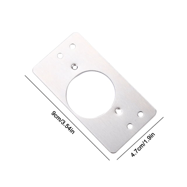 Cabinet Hinge Repair Plate Cabinet Hole Hinge Repair Kit-Resistant Stainless Steel Repair Bracket Easy-To-Install Hinge