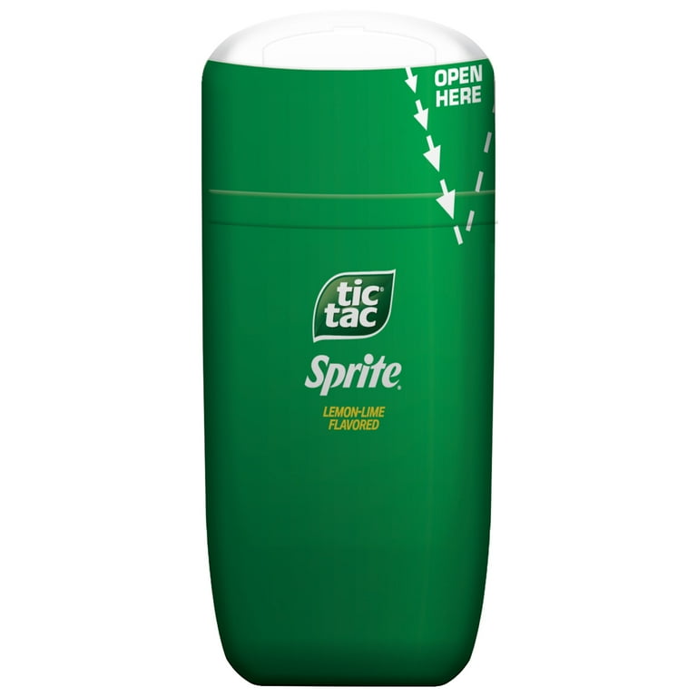 Tic Tac, Sprite Lemon-Lime-Flavored, On-The-Go Refreshment, 3.4 oz