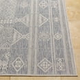 thumbnail image 3 of Hauteloom Bokod Living Room, Bedroom Patio Outdoor Area Rug - Bohemian, Transitional - Navy, Cream - 18" x 18" Sample, 3 of 5