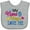 AC-Heather Grey, variant on Inktastic My Nana and Papa Love Me with Hearts Boys or Girls Baby Bib