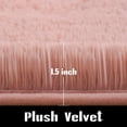 thumbnail image 5 of Junovo Super Soft Fluffy Area Rugs Modern Shag Rug for Bedroom Living Room,Cute Carpets for Kids Nursery Girls Home Dorm,8'x10',Blush, 5 of 6