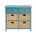 thumbnail image 2 of Benjara Flavius Console Table With 6 Drawers, Blue, 2 of 5