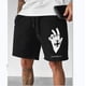 thumbnail image 1 of Pantalones cortos deportivos de fitness con cintura elástica y diseño digital 3D de moda de verano para hombre, 1 of 5