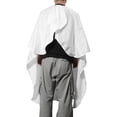 thumbnail image 2 of Unique Bargains 1 Pc Waterproof Solid Color Hair Cut Barber Cape for Hair Cut White 1 Pc, 2 of 6