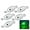 Green, variant on 5 Pcs Ultra-Bright Fish Trap Lamp,Water Activated LED Underwater Fishing Light Lure,Waterproof Fishing Attractor for Freshwater Saltwater Fishing