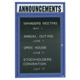 thumbnail image 5 of Aarco Products ADC2418HB 1-Door Directory Cabinet with Header - Blue, 5 of 6