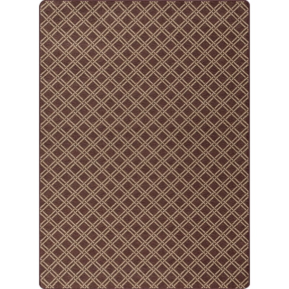 Milliken Imagine Area Rug CANOVA LATTICE CRIMSON Canova Lattice Crimson 2 1 x 7 8 Rectangle