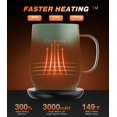 thumbnail image 2 of Taza de café autocalentable Kepwam 470 ml con control inteligente de temperatura, 2 of 7