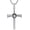 A-Baseball Bat and Glove Pendant, variant on 925 Sterling Silver Baseball Cross Necklace for Men Softball Baseball Cross Faith Inspirational Pendant Necklace with 2.5mm 24"+2" Circular Box Chain for Women Men Baseball Player