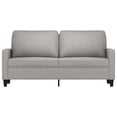 thumbnail image 6 of vidaXL 2-Seater Sofa Light Gray 55.1" Fabric, 6 of 9