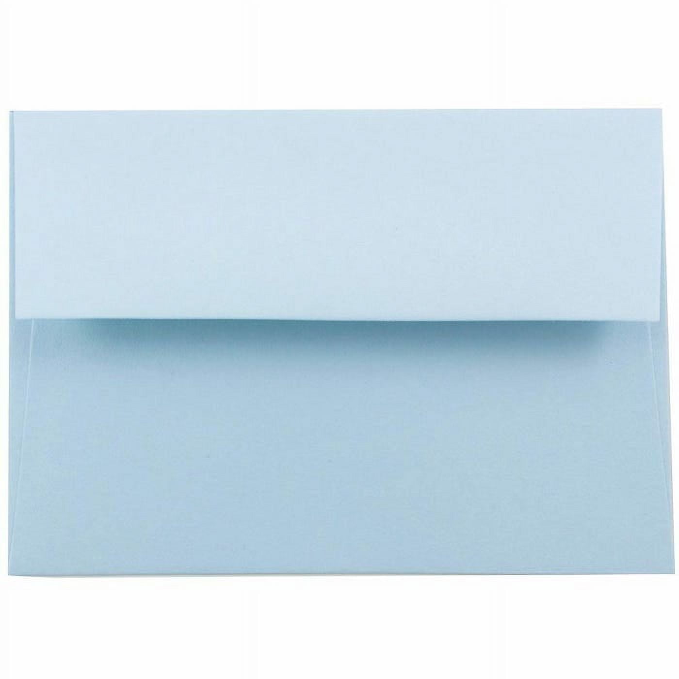JAM Paper A6 Envelopes, 4 3/4 x 6 1/2, Baby Blue, 250/Pack