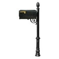 thumbnail image 2 of Lewiston LM-703-LPST-WHT Mailbox System with Post Ornate Base & Pineapple Finial, White, 2 of 2