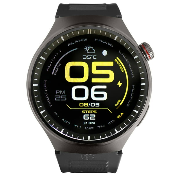Smartwatch reloj inteligente STF Kronos Speed Pantalla esferica 3D IP68 GPS Walmart en linea