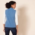 thumbnail image 3 of walmart Essentials Womens Classic-fit Sleeveless Polar Soft Fleece Vest, 3 of 8