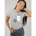 thumbnail image 2 of Awesome Today Cat Crown T-Shirt Women -Image by Shutterstock, Female Small, 2 of 4