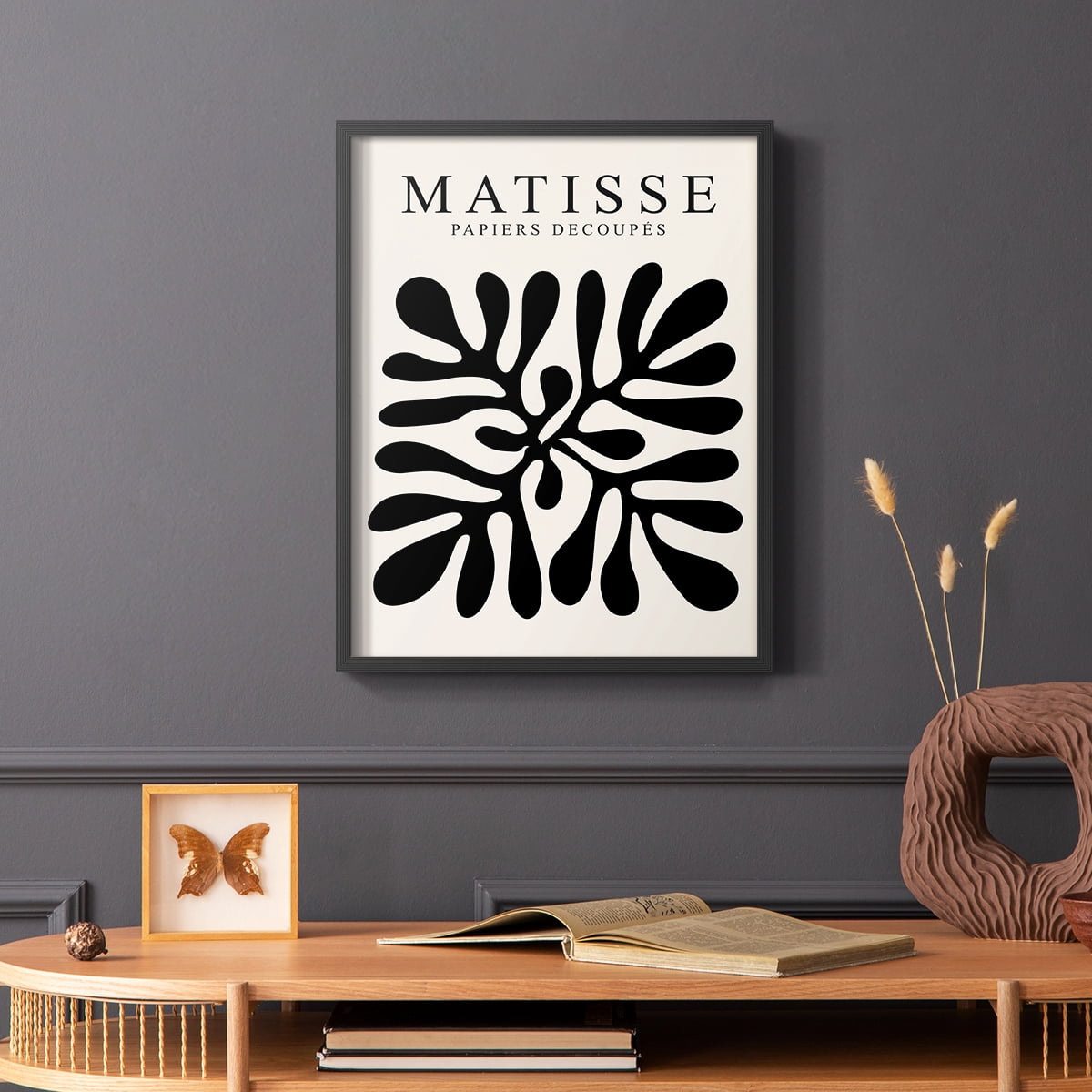 Matisse CXLIII Framed Print in Black Solid Wood 8 x 10 Framed Print