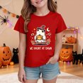 thumbnail image 2 of TOWED22 Toddler Halloween Shirts for Girls Boys - Short Sleeve Tees with Spooky Graphics Fall Top, 2 of 5
