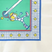 Adult Birthday Vintage 'Tennis Time' Small Napkins (20ct)