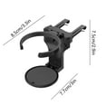 thumbnail image 3 of Car Cup Support and Beverage Holder, Multifunctional Foldable Tea Cup Stand for Horizontal Vents, Stable and Space-Saving Automotive Interior Accessory, 3 of 6