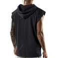 thumbnail image 3 of Camisetas sin mangas con capucha para hombre, camisetas negras para culturismo, camisetas sin mangas para gimnasio, 3 of 7