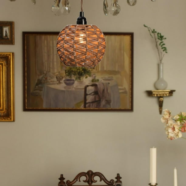 Pantalla de lámpara colgante, cubierta protectora de bombilla, pantalla de lámpara de araña, pantalla de lámpara clásica, pantalla de lámpara colgante