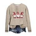 thumbnail image 4 of FcBaudy Chandails en Molleton pour Femmes, Chandails en Molleton Sans Capuche, Chandails en Molleton de Noël Décontractés à Col Rond Manches Longues Chandail à Capuchon Ample Chandail à Capuchon à Capuche Haut en polyester pour Femmes, 4 of 4