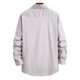 thumbnail image 4 of Camisa de solapa holgada informal para hombre Camisa de manga larga a rayas grises a la moda Pompotops oipoqjl27509, 4 of 9