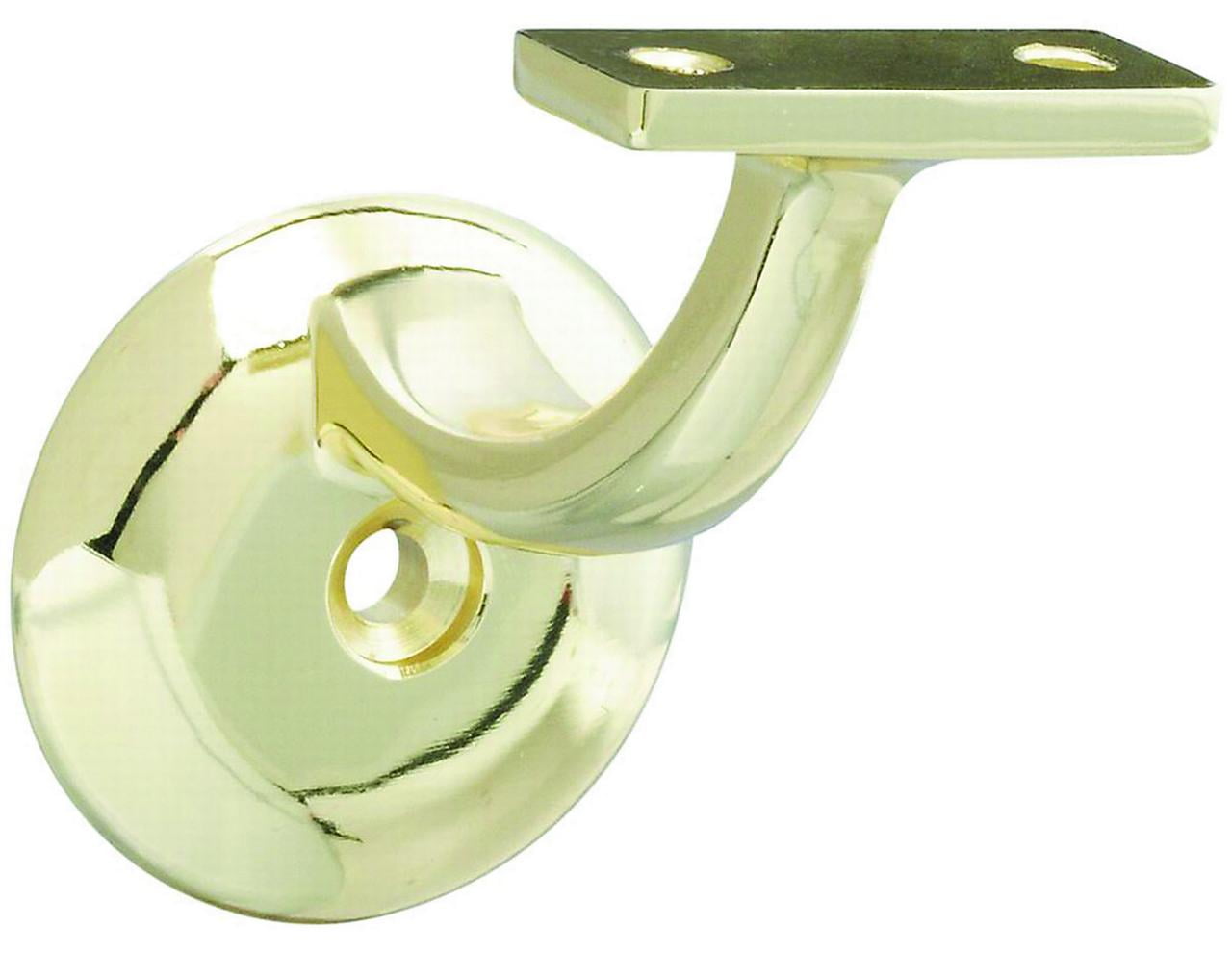 National Hardware N332 791 S5 729 Single Hole Round Handrail Bracket Brass Walmart Com Walmart Com