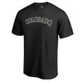 thumbnail image 2 of Men's Black Colorado Rockies Armed Forces Wordmark T-Shirt, 2 of 4