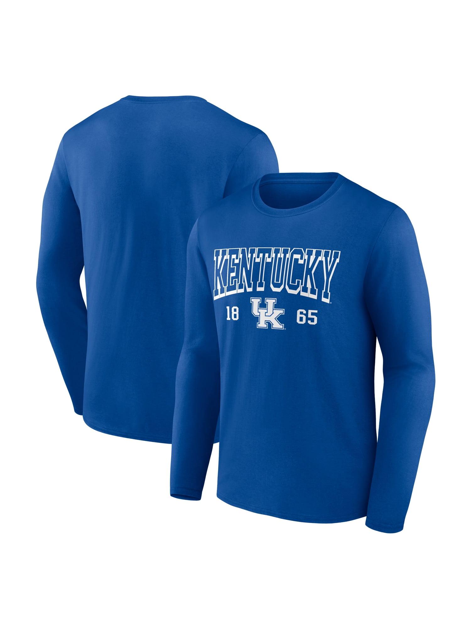 NCAA Kentucky Wildcats Men's Cotton Blue Long Sleeve T-Shirt