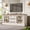 White + Brown, variant on 65 Inch Farmhouse TV Stand with Power Outlet, Wood Entertainment Center with Glass Doors, 3 Storage Cabinets & 1 Drawer Media Console Table for Living Room & Bedroom, Brown