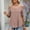 Pink, variant on SNKSDGM Casual Easter Shirt Womens Tops Plus Size Womens Summer Tops Loose fit Ruffle Short Sleeves U Neck Shirts Trendy off Shoulder Solid Color Mesh Blouses Tops Women's Tops Plus Size 4X