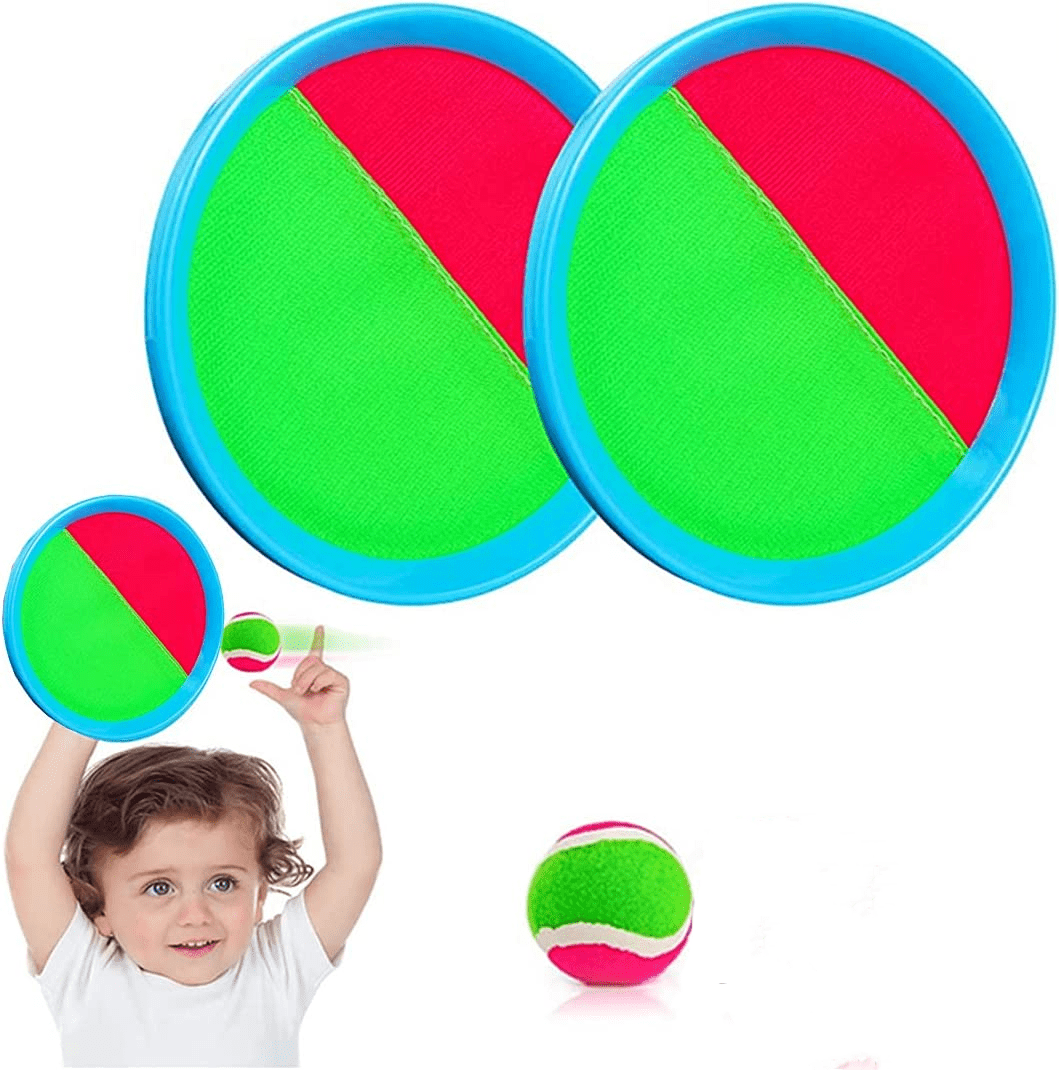 Toss and Catch Ball Game Set, Catch Game Toys with 2 Paddles and 1