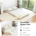 thumbnail image 6 of LEHZROAJ 4-in-1 Folding Sofa Bed , Convertible Sleeper Chair with Pillows, Fodable Mattress Floor Couch for Living Room, Bedroom, Beige, 6 of 9