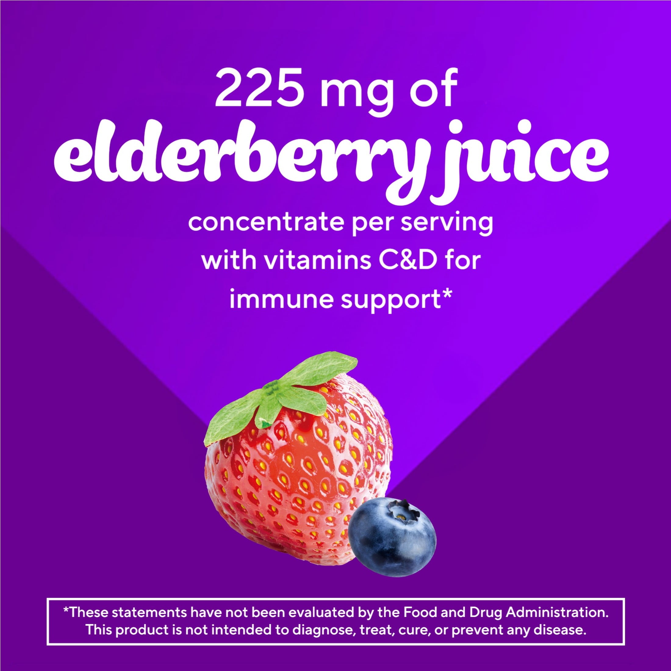 Vitafusion Elderberry Gummy Vitamins, 90ct