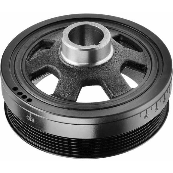 A-Premium Engine Harmonic Balancer Crankshaft Pulley Compatible with Mercedes-Benz C240, C280, C320, C43 AMG, CL500, CLK320, CLK430, E320, E430, G500, ML500, ML55 AMG, R500, S350, S430, S500, SL500