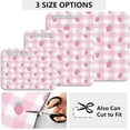 thumbnail image 2 of Dish Drying Mat, Strawberries Pink Plaid 18x16inch Absorbent Coffee Mat,Non-slip Rubber Backed,Easy Clean,Hide Stain Kitchen Pad for Coffee Bar,Sink,Kitchen Counter, 2 of 6