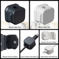 thumbnail image 6 of Cable Clips Adhesive Black 3 Pack Cord Holder For Desk Wall CarCable Management Organizer, 6 of 6