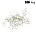 thumbnail image 3 of KAKOWELY 100pcs Split Rings 10mm External Diameter Stainless Steel Key Chain Rings for Making Crafts,0.39X"X0.39"X0.08", 3 of 4