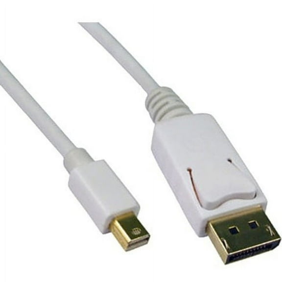 Cable Wholesale Mini DisplayPort 1.2 Video Cable- Mini DisplayPort Male to DisplayPort Male- 6 foot