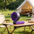 thumbnail image 4 of Portable Handheld USB Rechargeable with Digital Display, Foldable Mini Neck Hanging for Travel, Outdoor and Desk Use, 4 of 6