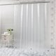 thumbnail image 2 of Cortina de ducha antimoho CHAO 180 x 200 cm semitransparente EVA impermeable lavable 3D con 12 anillas sin PVC, 2 of 5