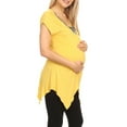 thumbnail image 3 of White Mark Women's Maternity Myla Embellished Tunic Top-Available in Plus Sizes, 3 of 5