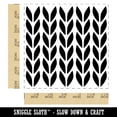 thumbnail image 2 of Knit Stitch Pattern Self-Inking Rubber Stamp Ink Stamper - Red Ink - Large 1-1/2 Inch, 2 of 7