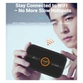 thumbnail image 3 of Osfvolr M30 4G WiFi6 MiFi Portable Router 3200mAh Long Battery Travel WiFi Hotspot for Home Work Camping Outdoor MAX 12 Users B, 3 of 6