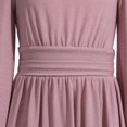 thumbnail image 6 of IBTOM CASTLE Teen Girl Sparkly Long Sleeve Formal Party Dress Junior Christmas Halloween Glitter Holiday Dress Tween Fancy Birthday Sneaker Ball Gown Pink, 6 of 7