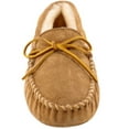 thumbnail image 4 of Minnetonka Men's Sheepskin Softsole Moccasins Tan 11 M US, 4 of 4